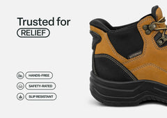 Quartz Hands-Free Work Boots - Wheat